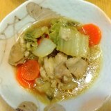 白菜と鶏肉のうま煮